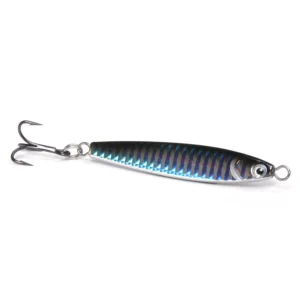 SJ15-SIL-BLK Fishing Lure Jig 179N