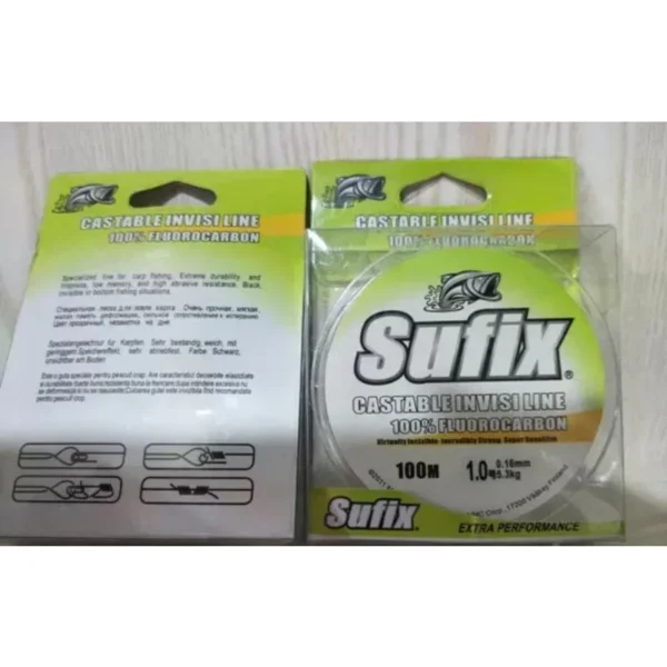 Sufix 100  Fluorocarbon Fishing Line 100m
